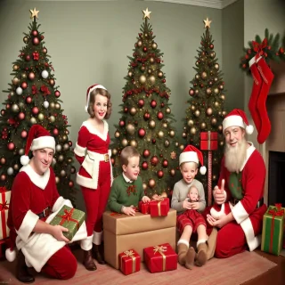 vintage xmas pictures