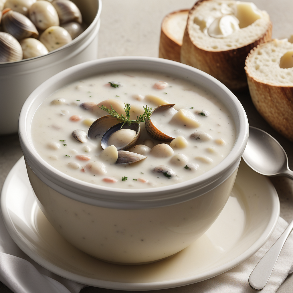 canned new england clam chowder