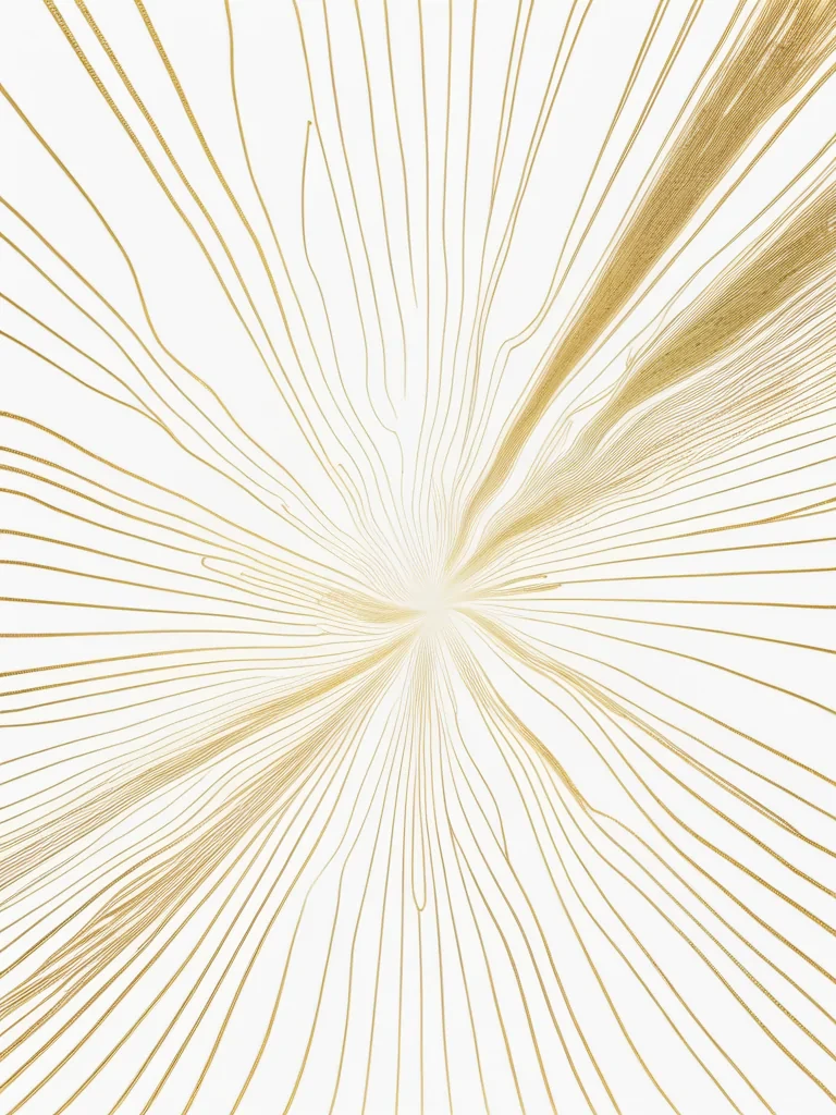 gold lines