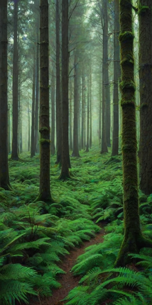 green forest aesthetic