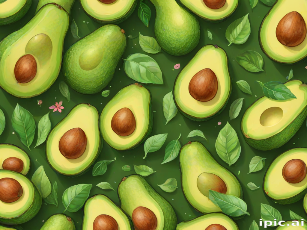 cute avocado wallpaper