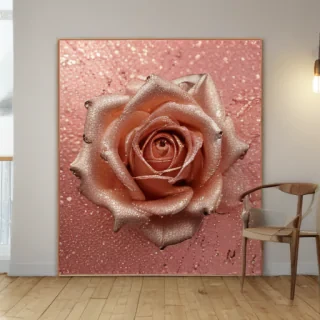 glitter rose gold background