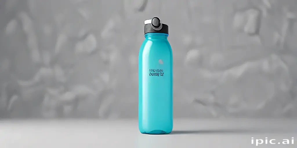 water bottle mockup