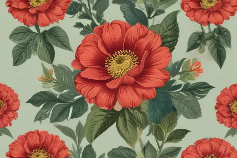 vintage flower illustration