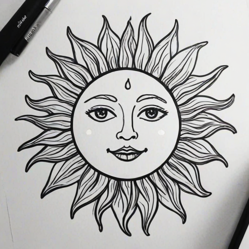 sun doodle