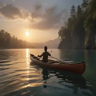 canoeing png