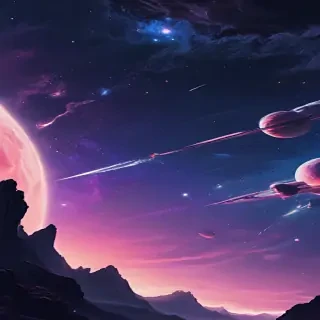 space wallpaper aesthetic