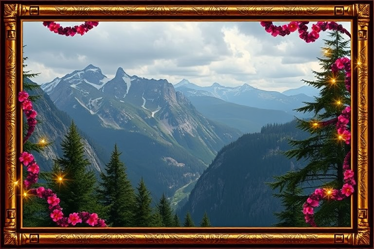 png frame border