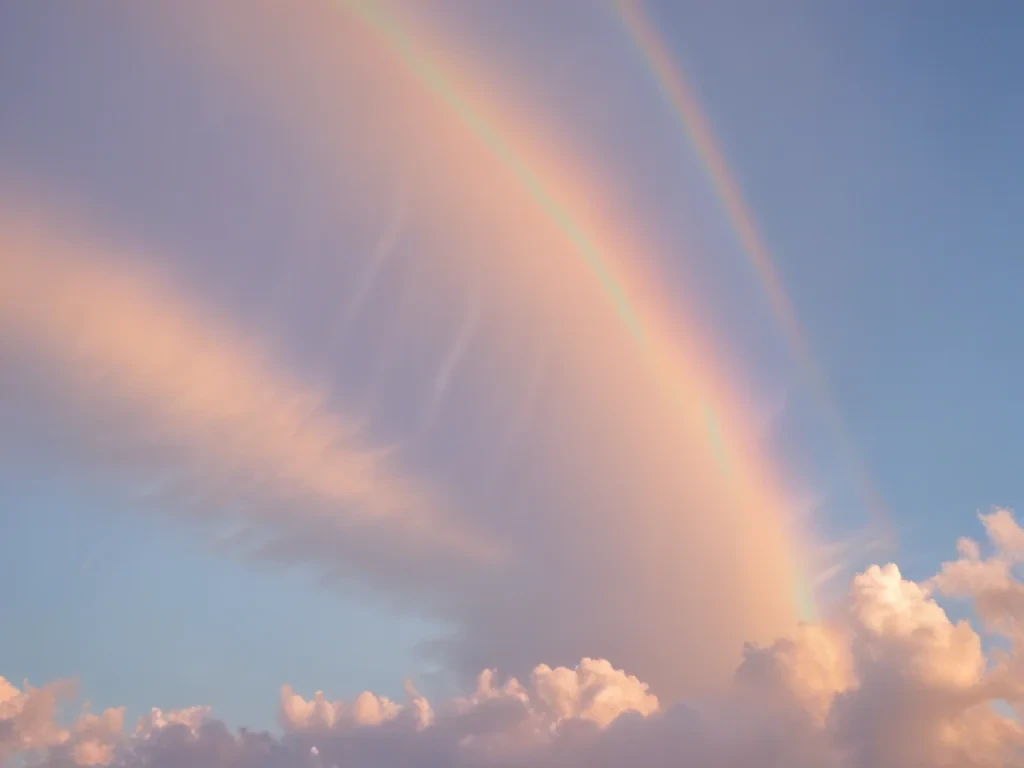 pastel rainbow