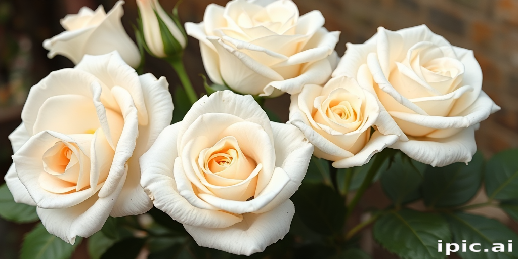 white roses png
