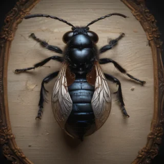 black wasp