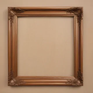 wooden picture frame png