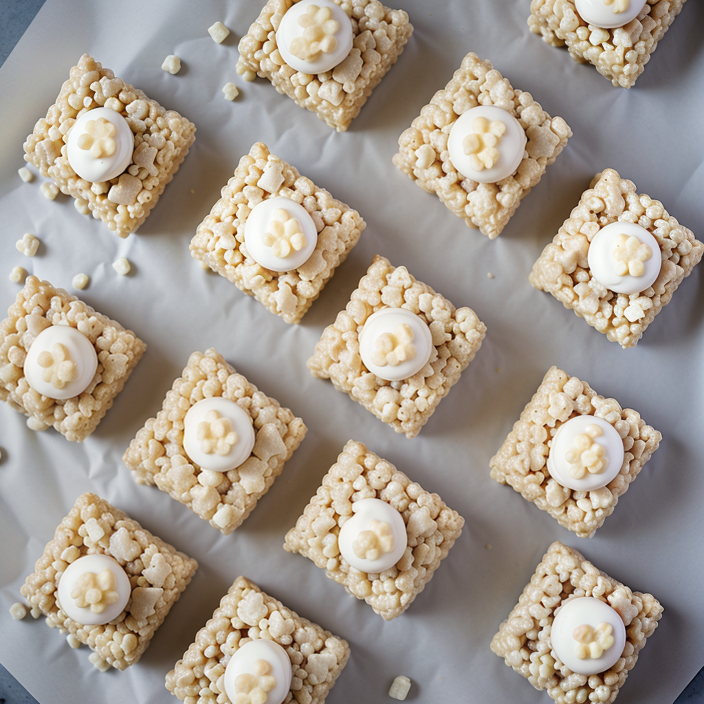 rice krispie treats with fluff