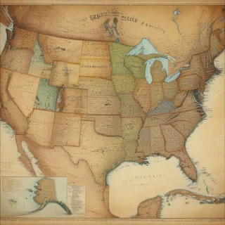 map of the united states of america