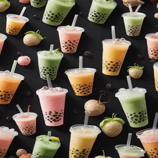 bubble tea background