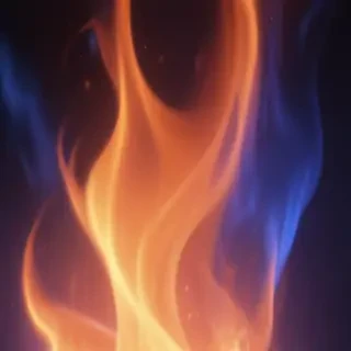 blue flame background