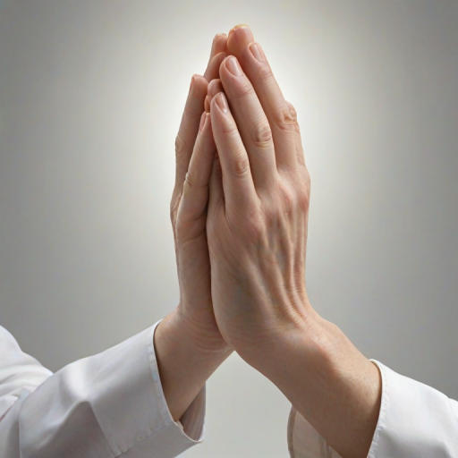 praying hands transparent