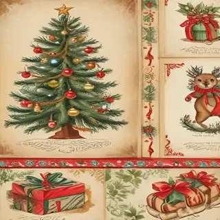 free printable vintage christmas pictures