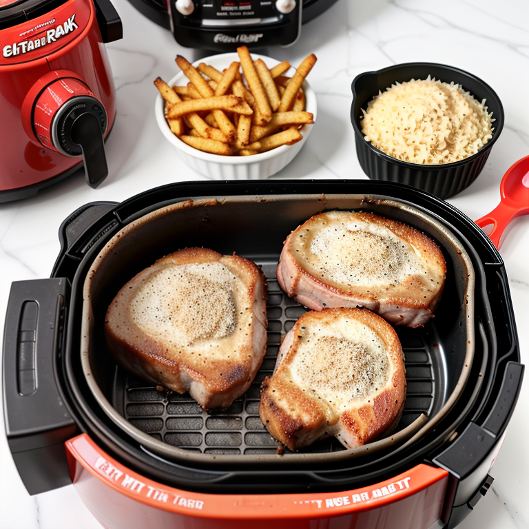 shake n bake pork chops in air fryer