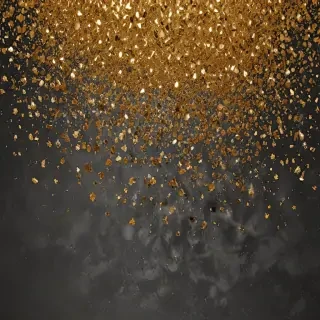 gold glitter png