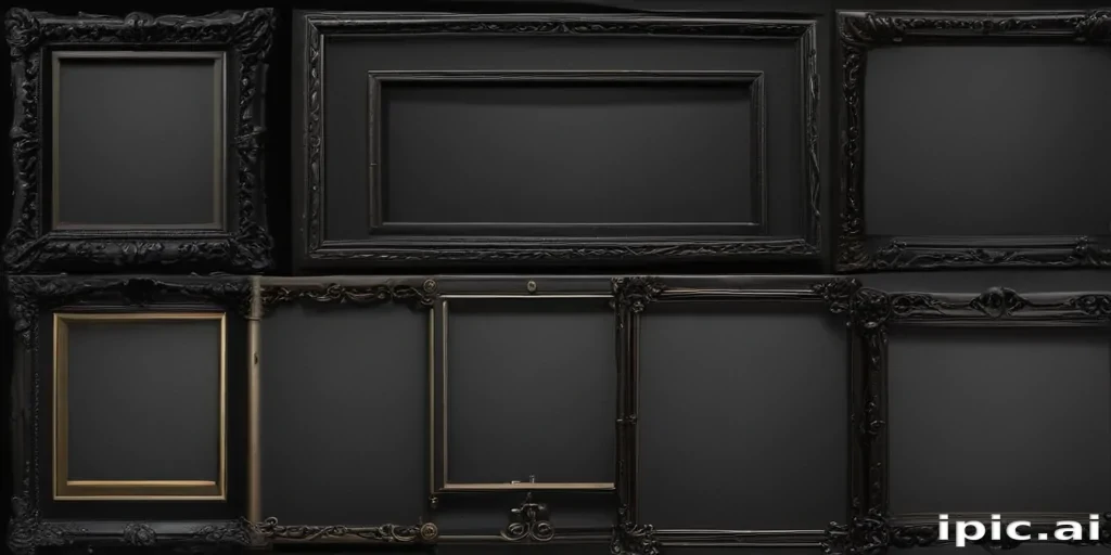 black frame transparent