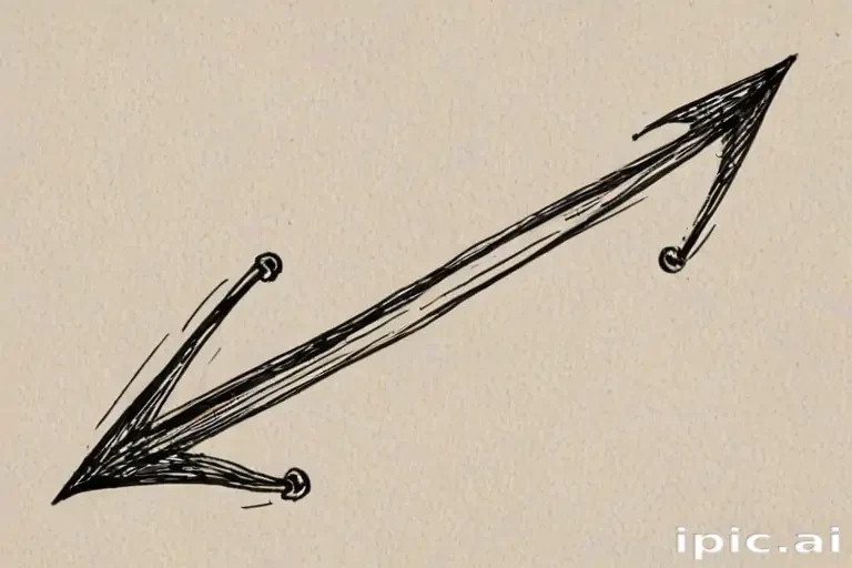drawn arrow