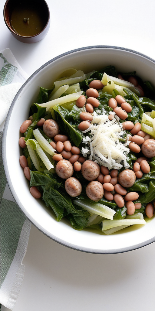escarole and beans with sausage