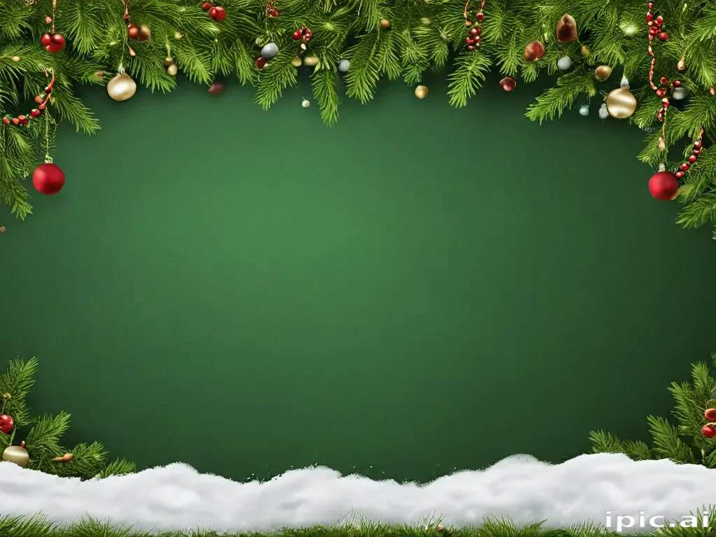 green christmas bg