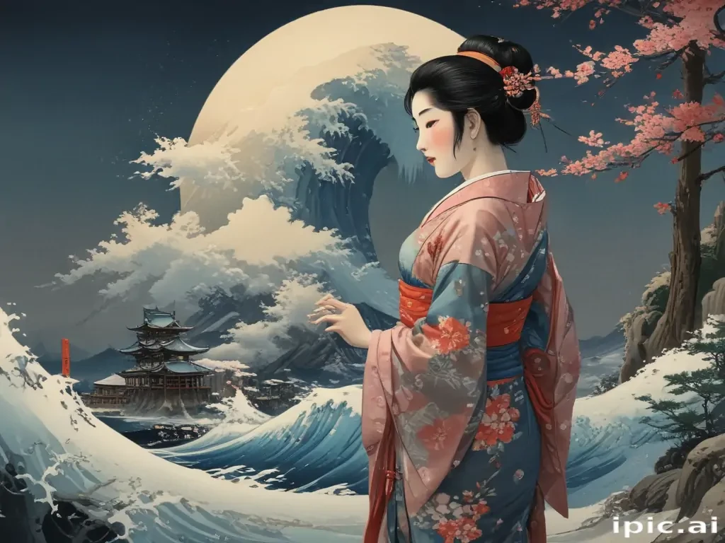 ukiyo e wallpaper