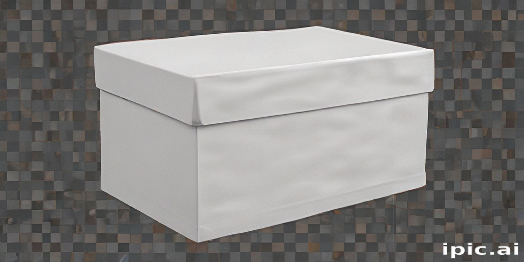 A Plain White Box on a Textured Background for Versatile Use.