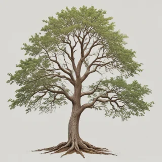 tree drawing png