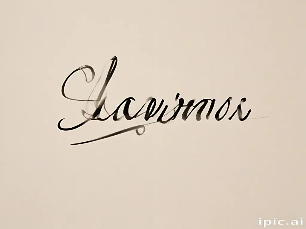 laura in cursive