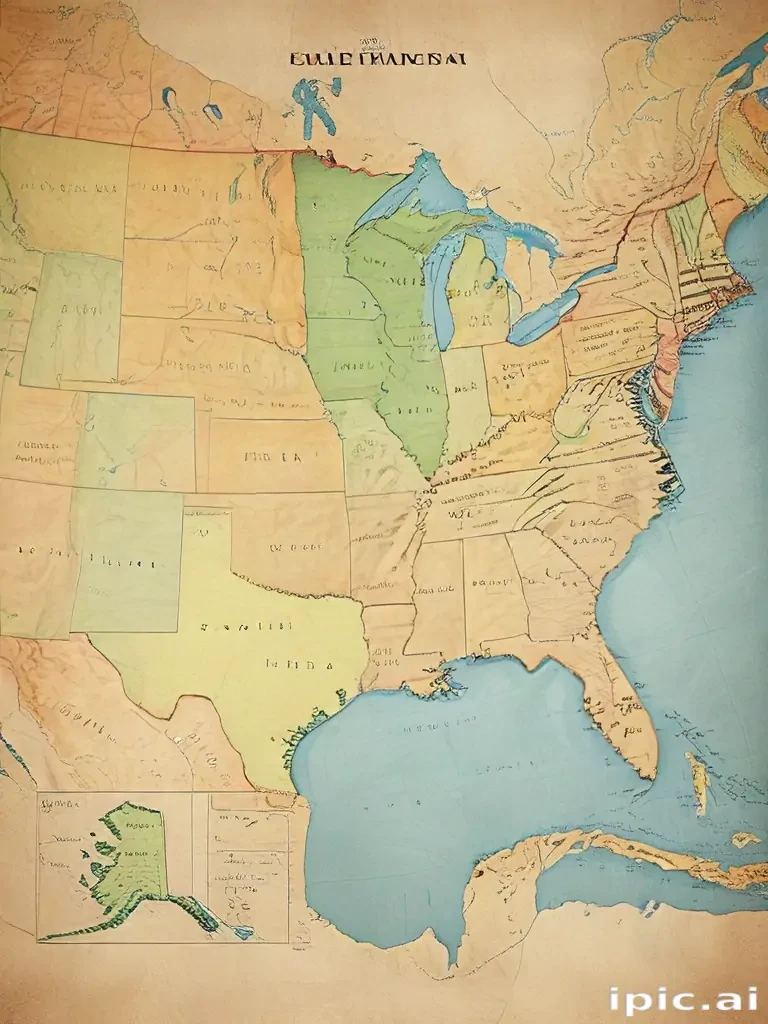united states map