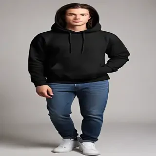 black hoodie mockup png