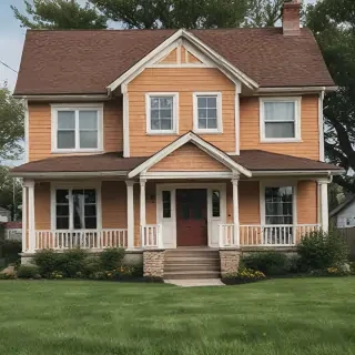 background of a house