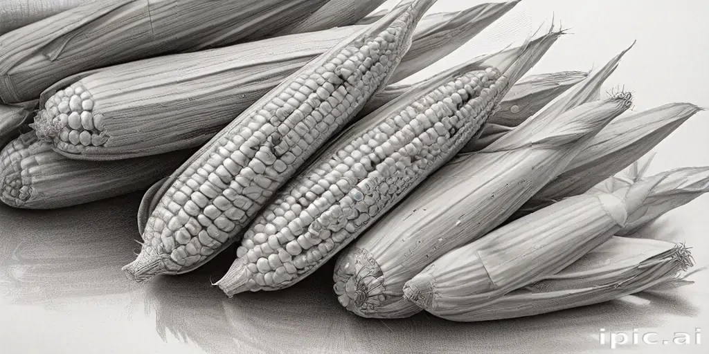 corn drawing