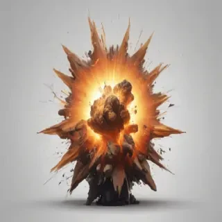 explosion transparent png