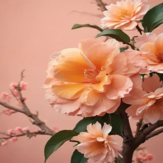 peach background aesthetic
