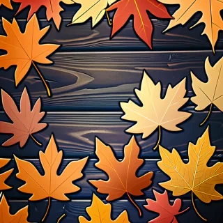 fall leaves iphone wallpaper
