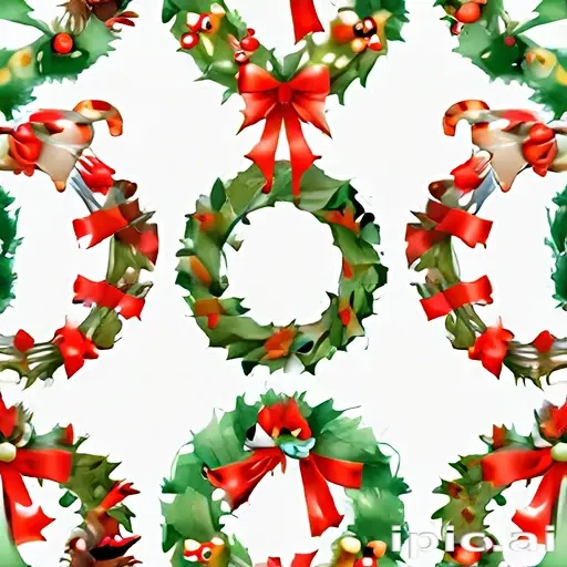 christmas wreath clip art