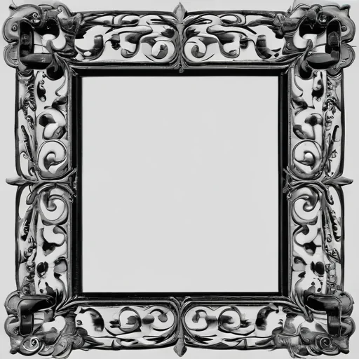 frame clipart black and white