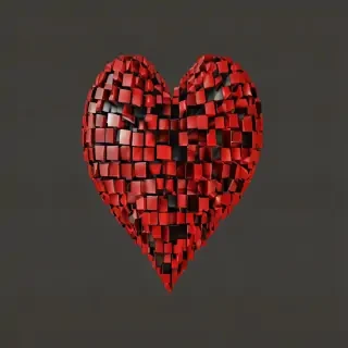 pixelated heart png