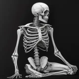 creative skeleton drawings