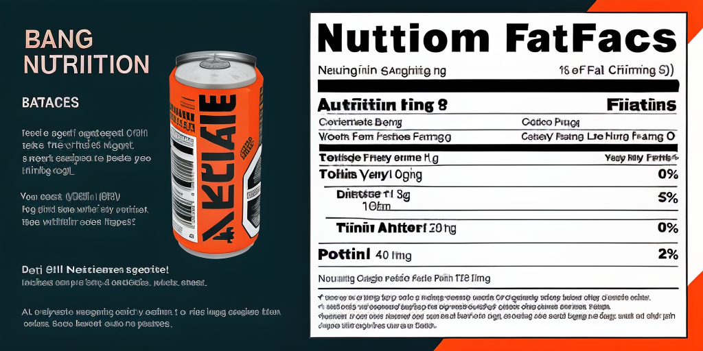 bang energy drink nutrition facts