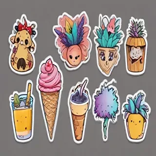 stickers png aesthetic