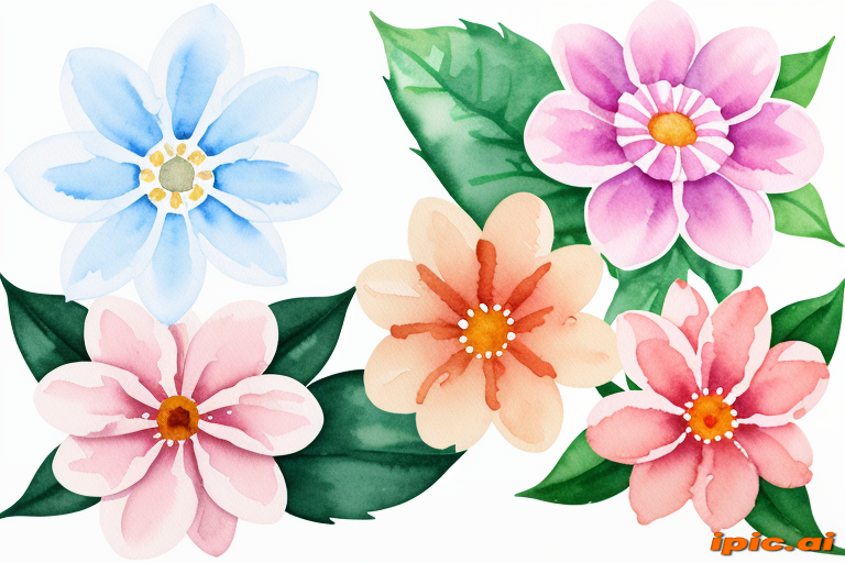 watercolor flowers png