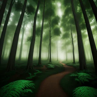 magical forest background