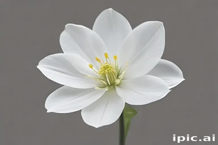 white flower transparent