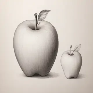 apple drawings