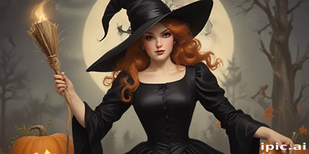 vintage witch images